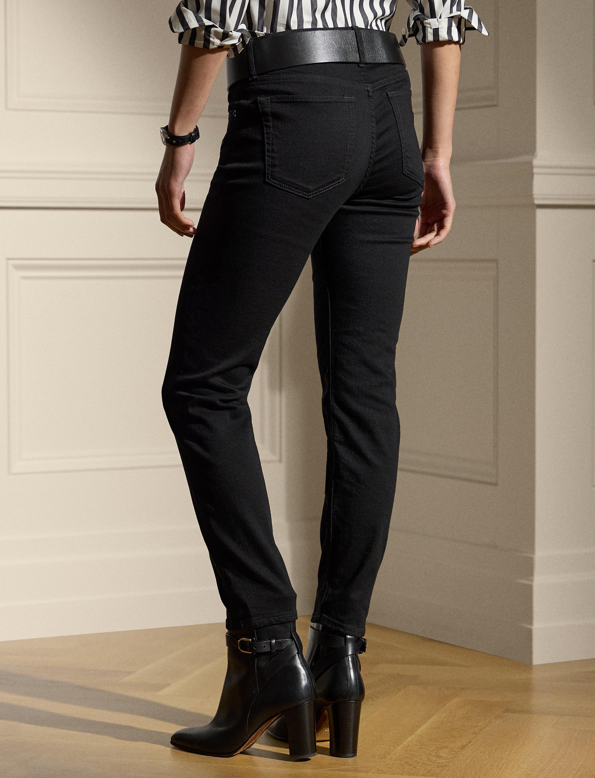 Jean super slim 400 Matchstick - Crisp Black
