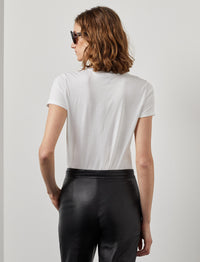 Short-sleeved T-shirt - White & Black