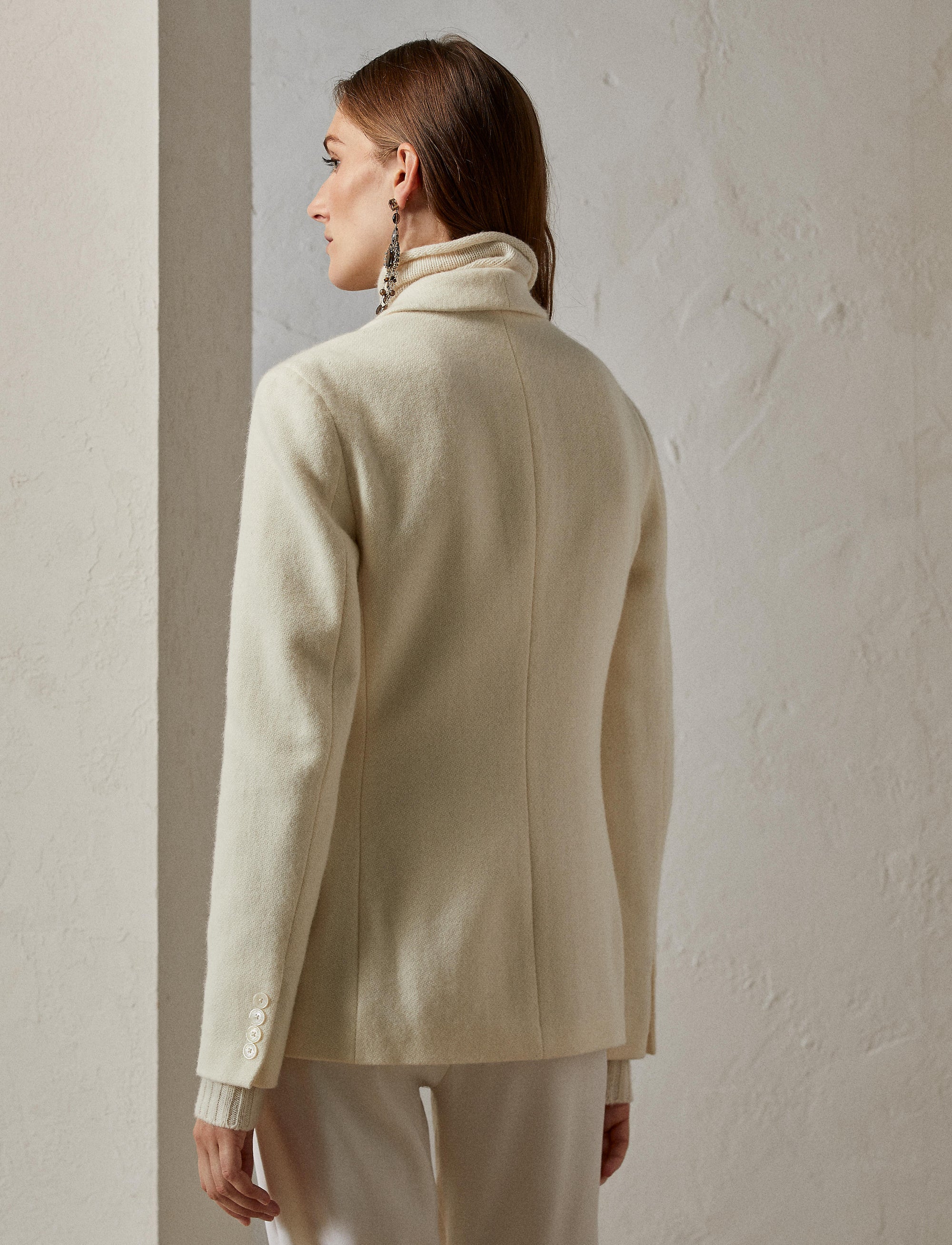 Veste Novina en laine - Cream