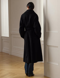 Manteau Leonarda en cachemire - Black