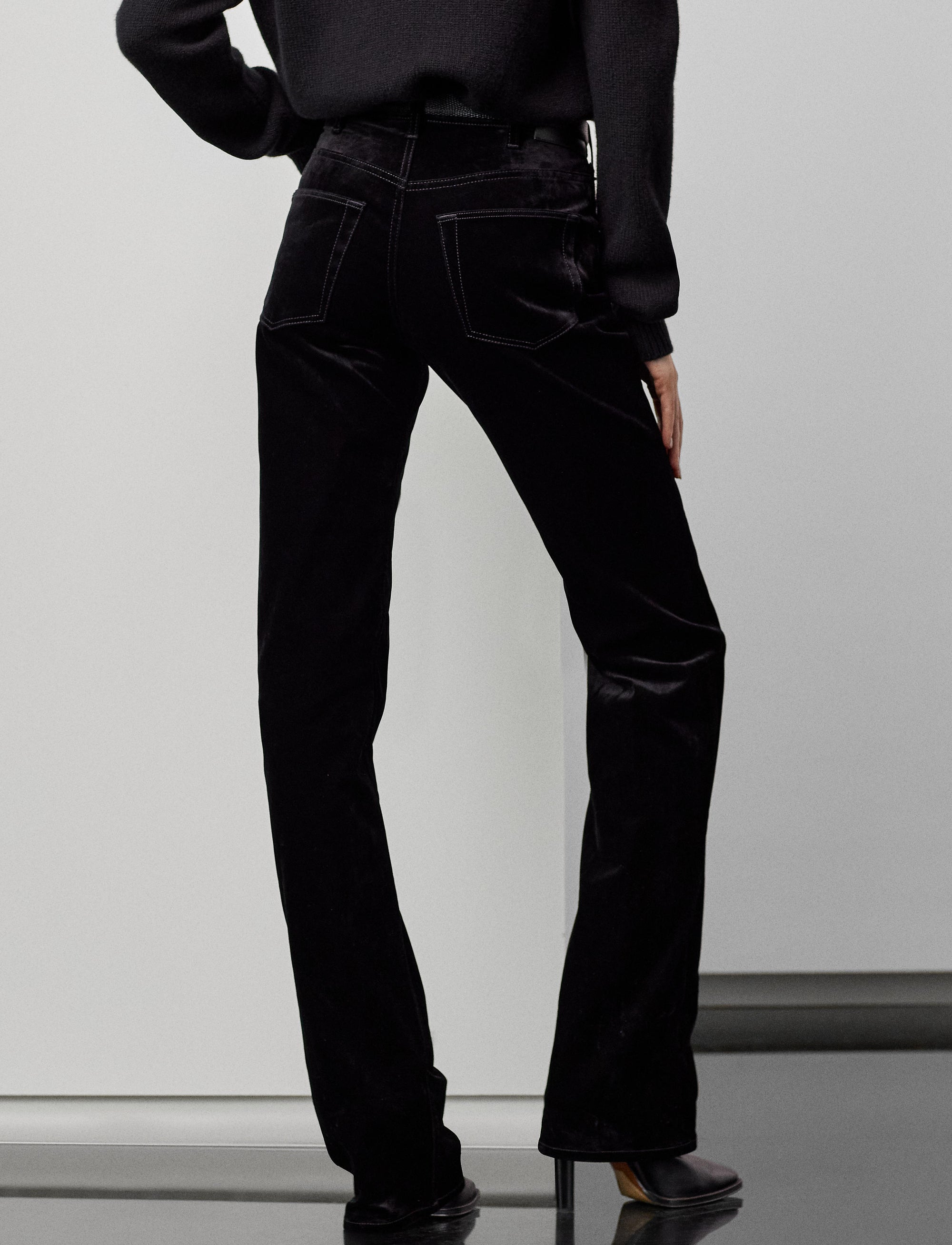Jean bootcut Kaida décontracté - Black Jasper