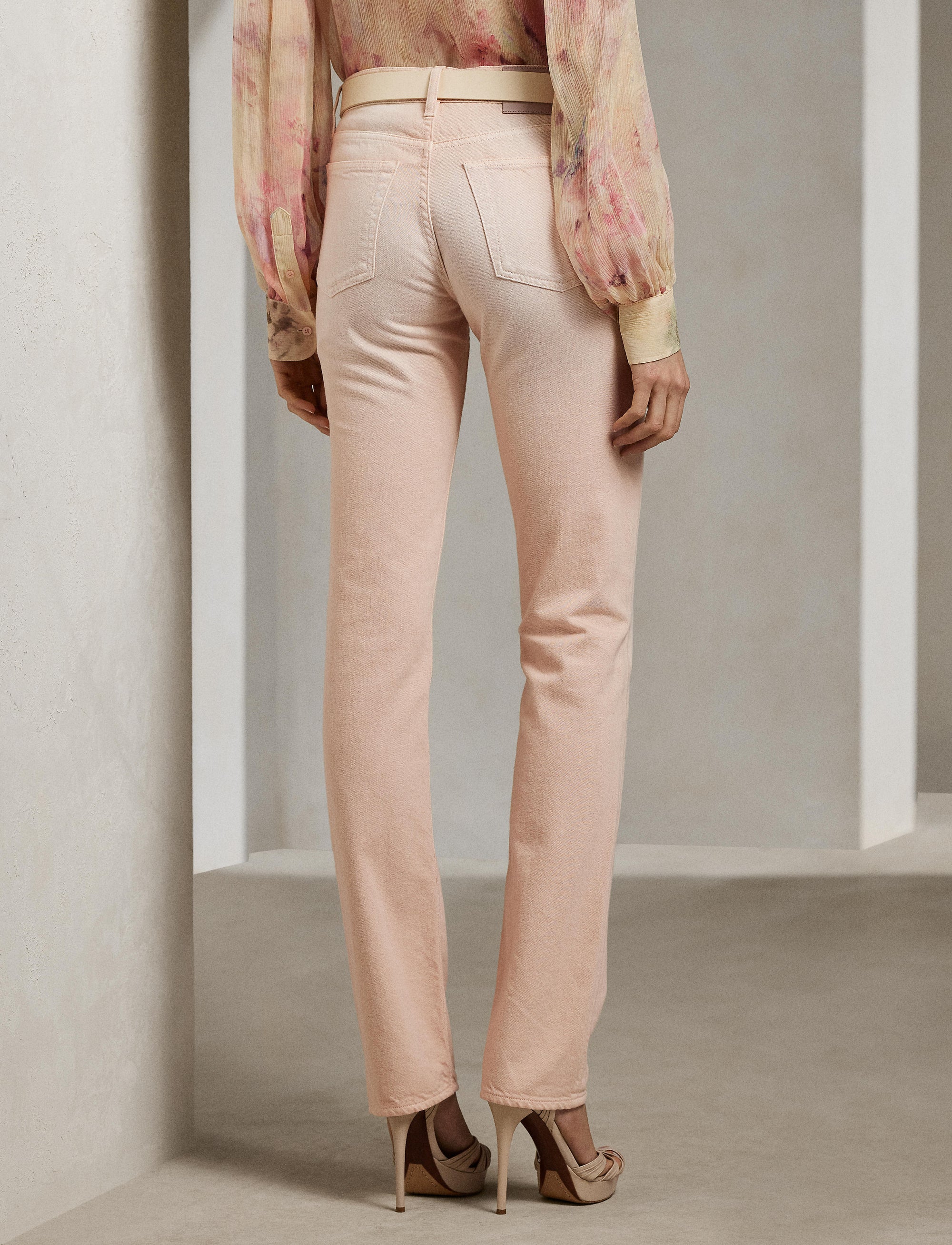 Jean 7/8 droit 750 - Blush