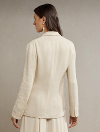 Hailey silk braided jacket - Butter