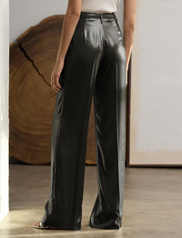 Pantalon Acklie en georgette lamée - Asteroid