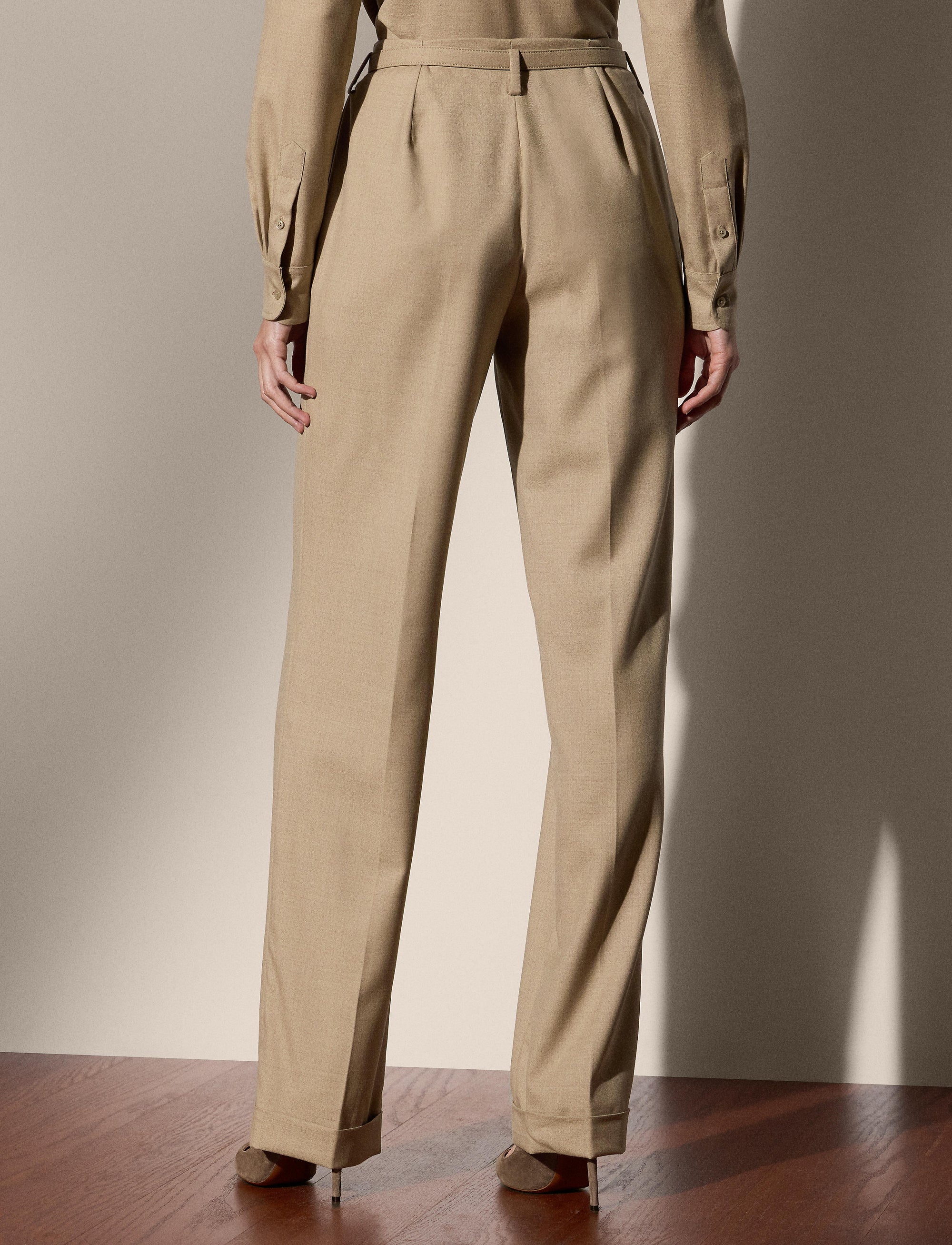Pantalon Stamford en laine - Mineral Melange
