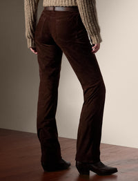 Pantalon Scottie en cuir - Luggage Brown