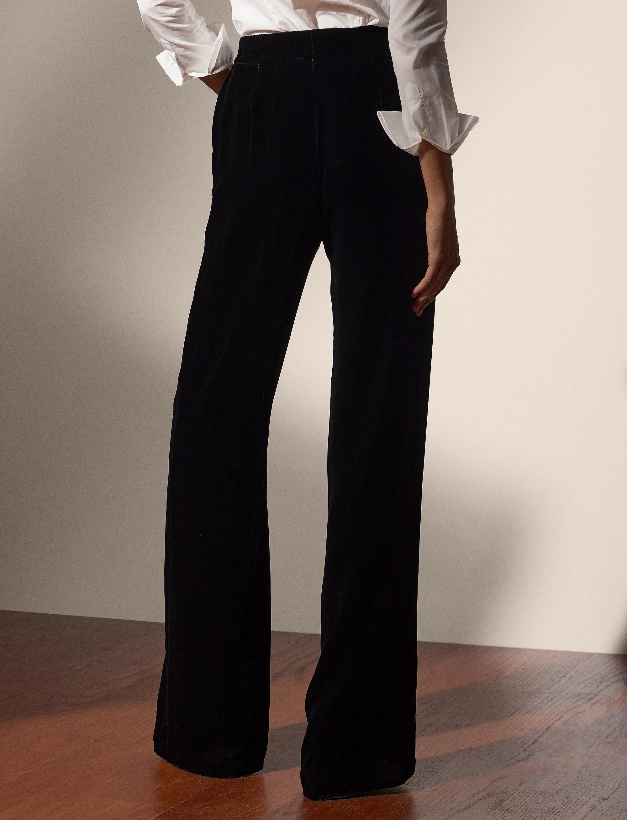 Pantalon Dean en velours - Black