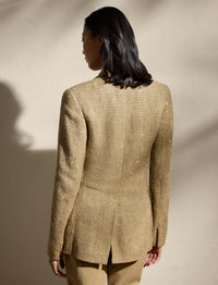 Veste Preston décorée en tweed - Tan