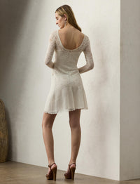 Robe-pull en soie - Lux Cream