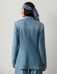 Veste Russel en denim - Light Indigo