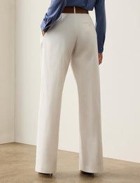 Jody trousers in washed cotton - White