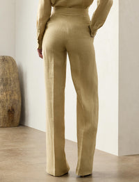 Pantalon Dean en lin - Light Sand
