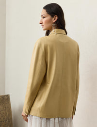 Veste Adrianna en cuir - Light Sand