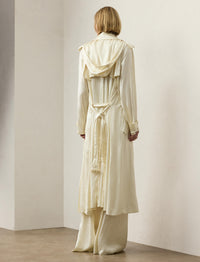 Twyla trench coat - Lux Cream