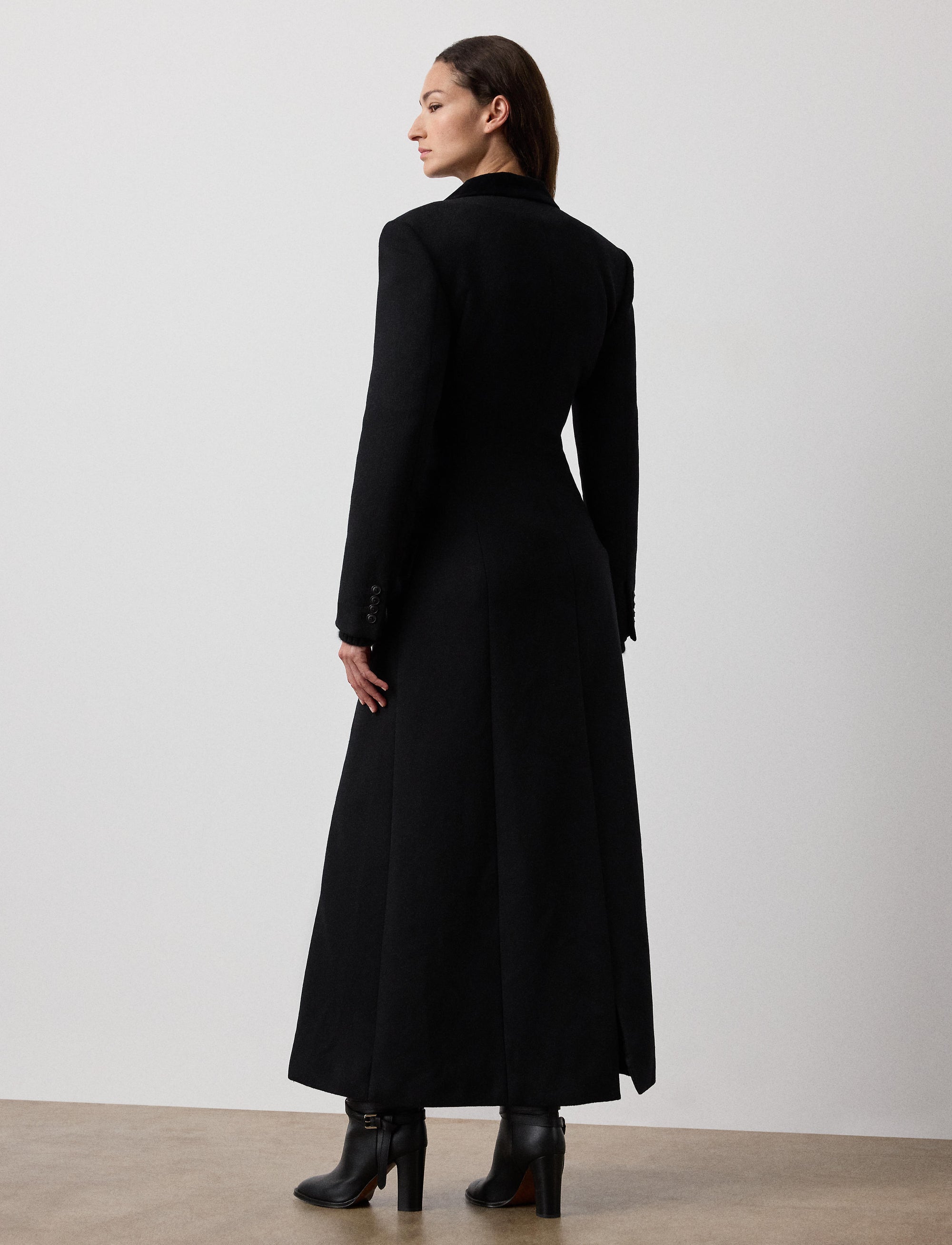 Manteau Anthony en laine - Black