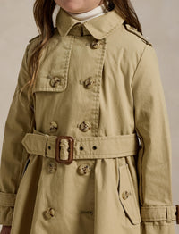 Hooded trench coat - Classic Khaki
