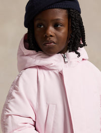 Faux fur down parka - Hint Of Pink