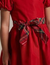 Robe à manches ballons - Red