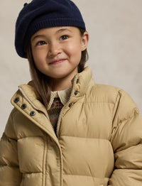 Veste à capuche en duvet - Vintage Khaki