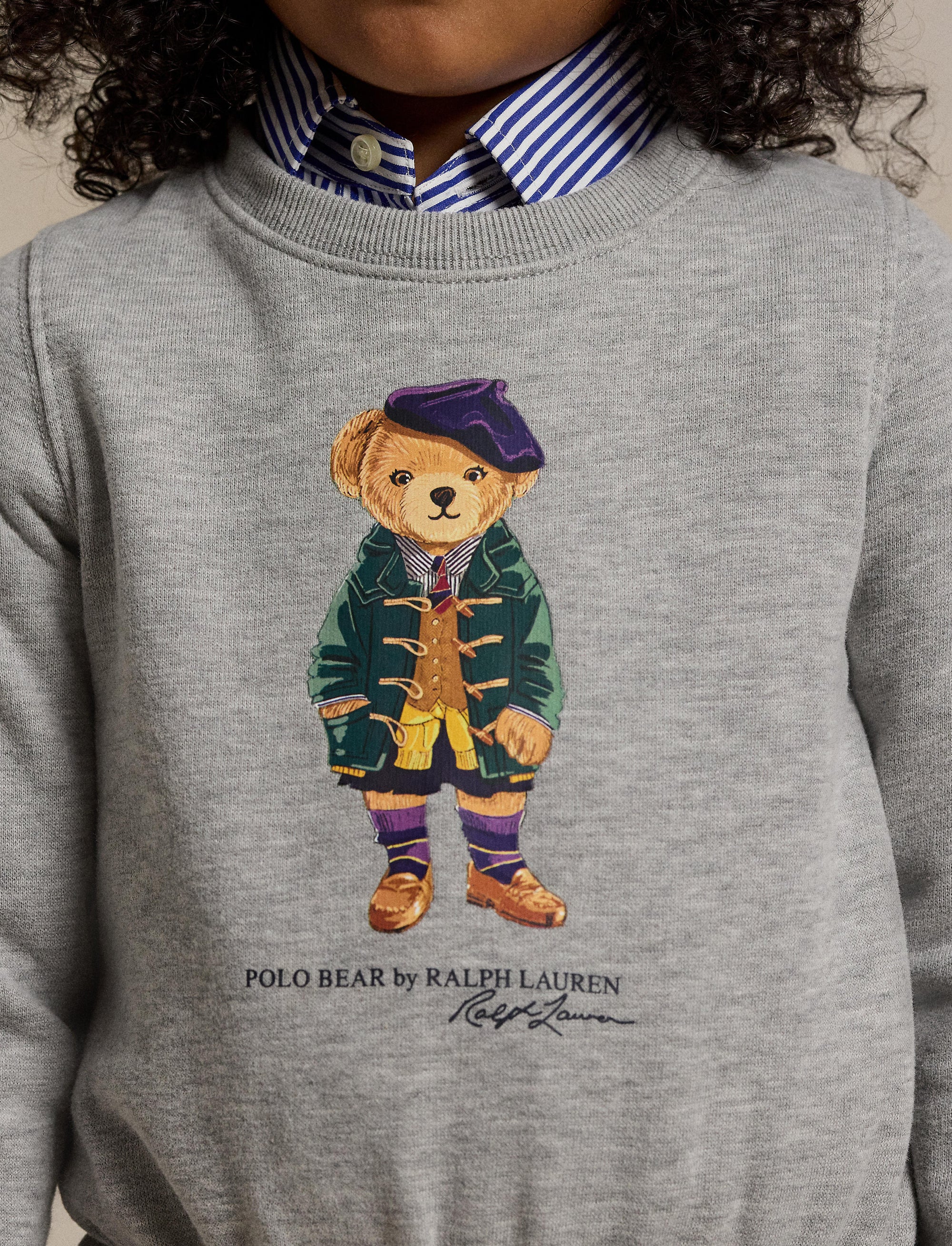 Robe Polo Bear en molleton - Andover Heather