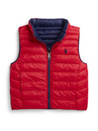 Gilet réversible matelassé - Newport Navy & Red