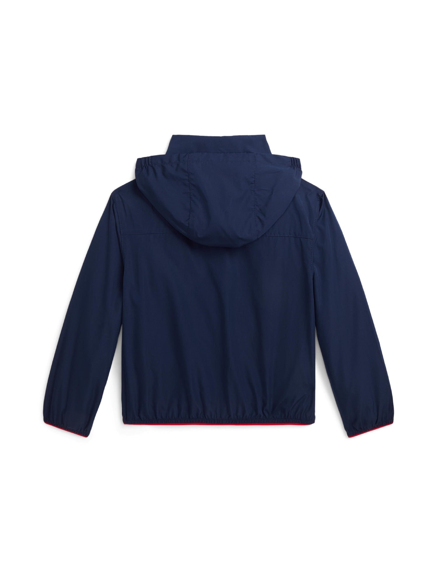 Storable water-repellent hooded jacket - Newport Navy