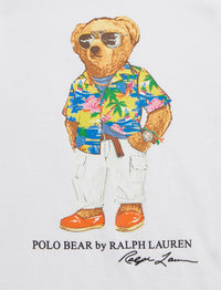 T-shirt Polo Bear en jersey de coton  - Bear White