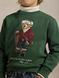 Sweat Polo Bear en molleton - Bear Bottle Green