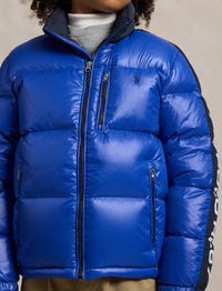 Hooded jacket with logo - Sapphire Star
