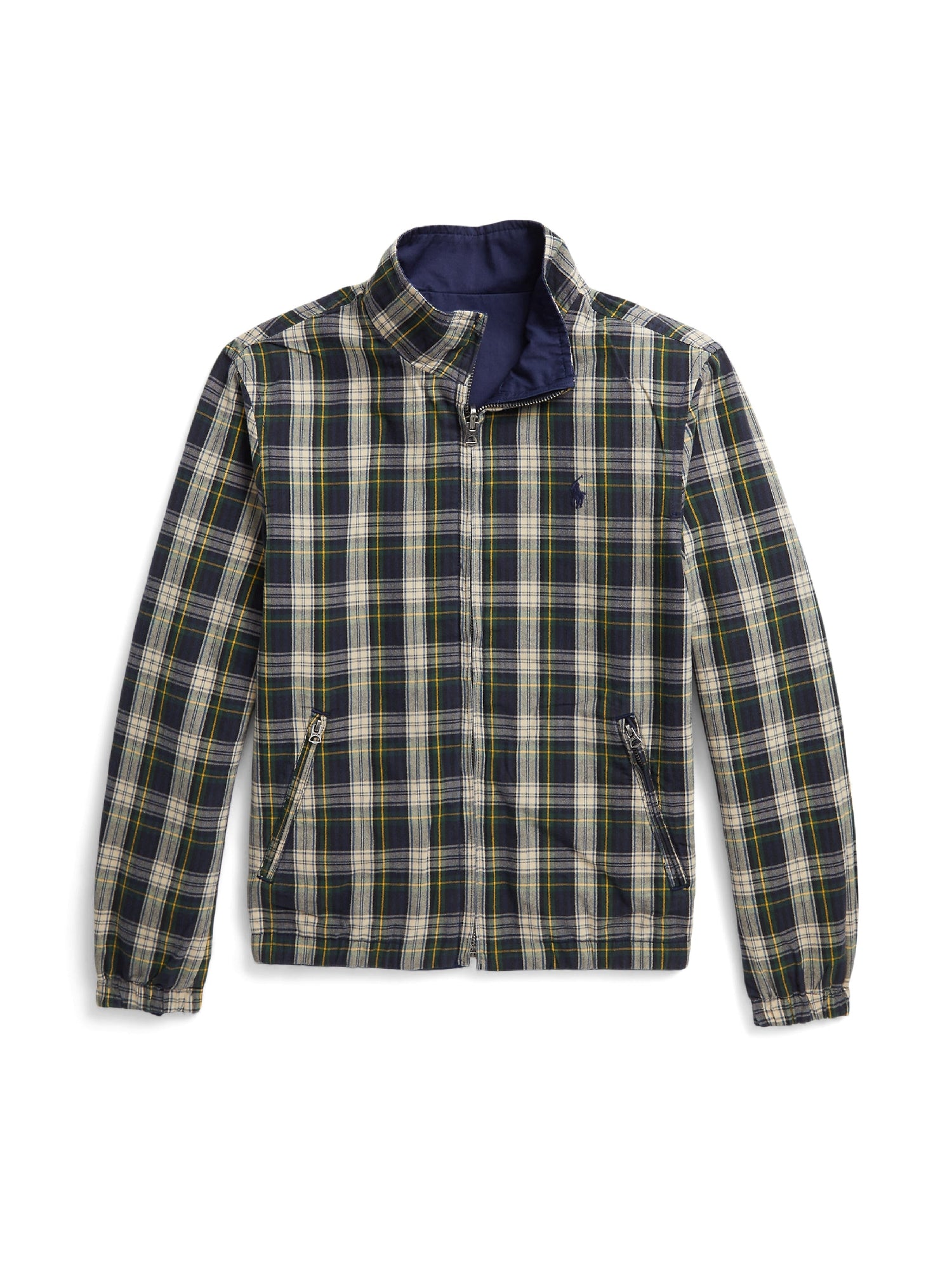 Veste Oxford réversible - Gordon Plaid & Refined Navy