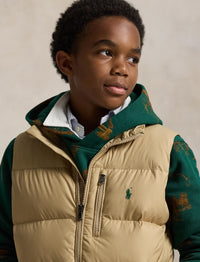 Le gilet sans manches Gorham en duvet - Vintage Khaki