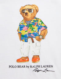 T-shirt Polo Bear jersey de coton  - Bear White