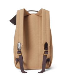 Sac à dos en toile et finition en cuir - Tan & Brown
