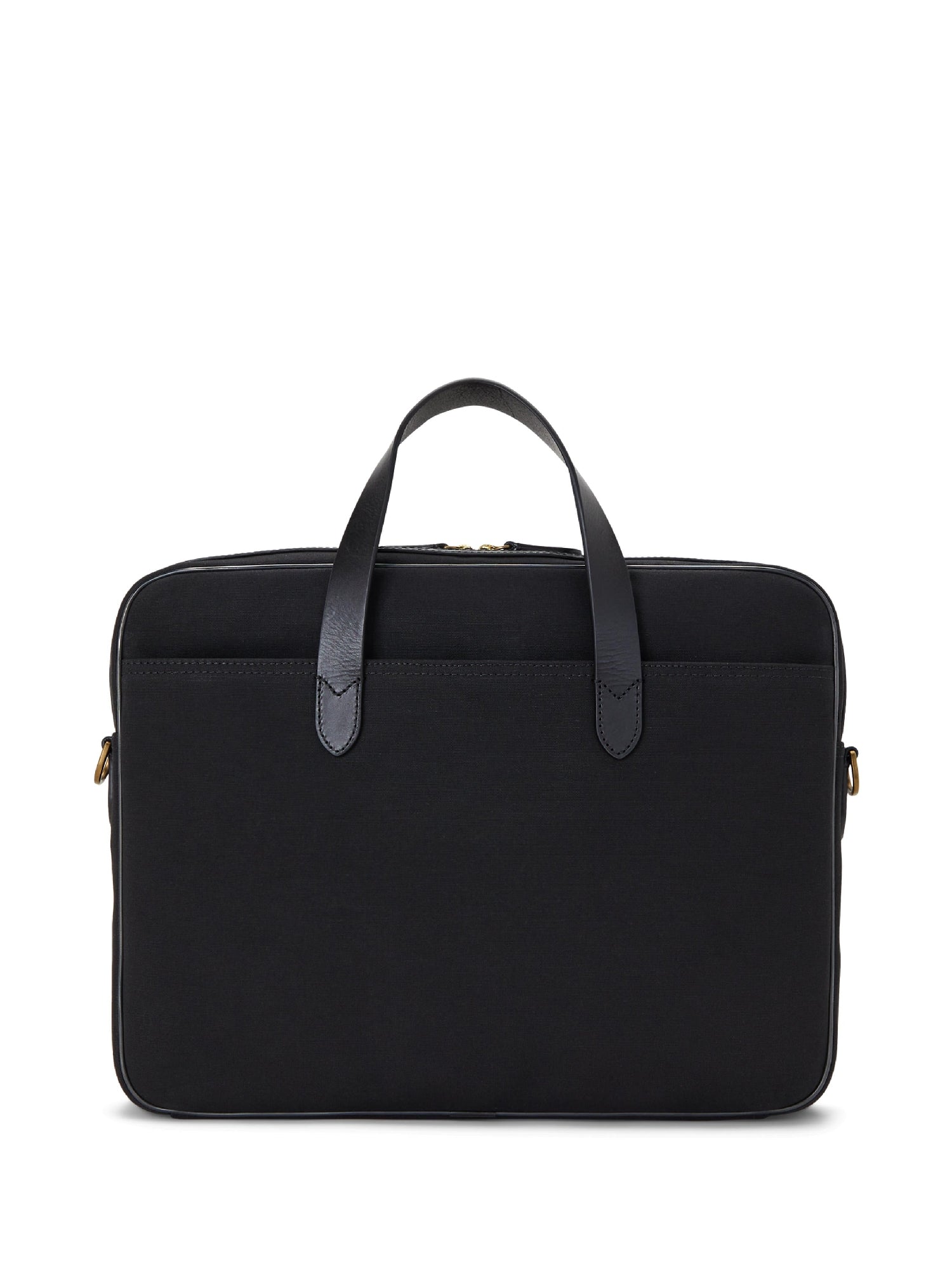Porte-documents Polo en toile et finition cuir - Black