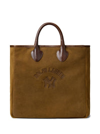 Cabas Polo Ralph Lauren Yankees en daim - Brown