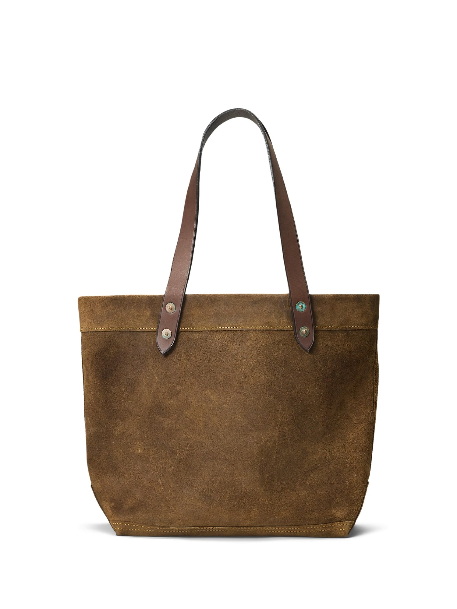 Limited edition suede tote bag - Pale Russet