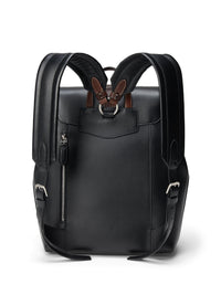Sac à dos Voyager en cuir - Noir