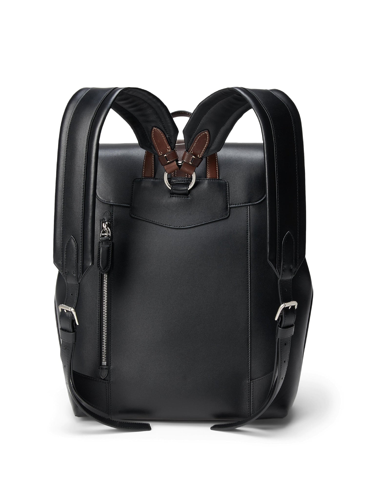 Sac à dos Voyager en cuir - Noir