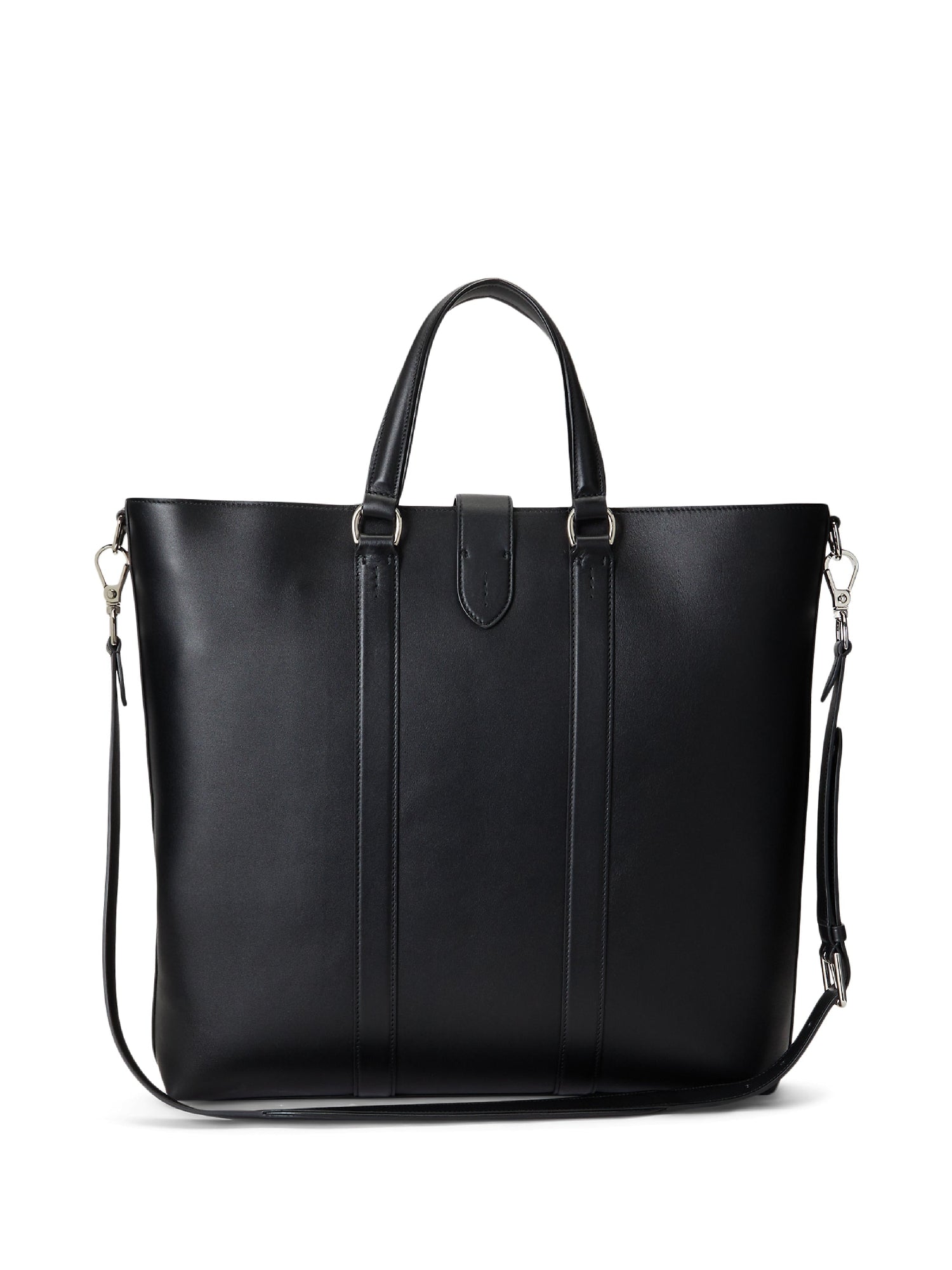 Cabas Welington en cuir - Black