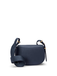 Saddle Polo ID leather mini-bag - Navy Navy