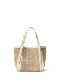 5pcs / NEW // LIGHT SAND/LUX CREAM TOTE SMALL SM 888 TOTE