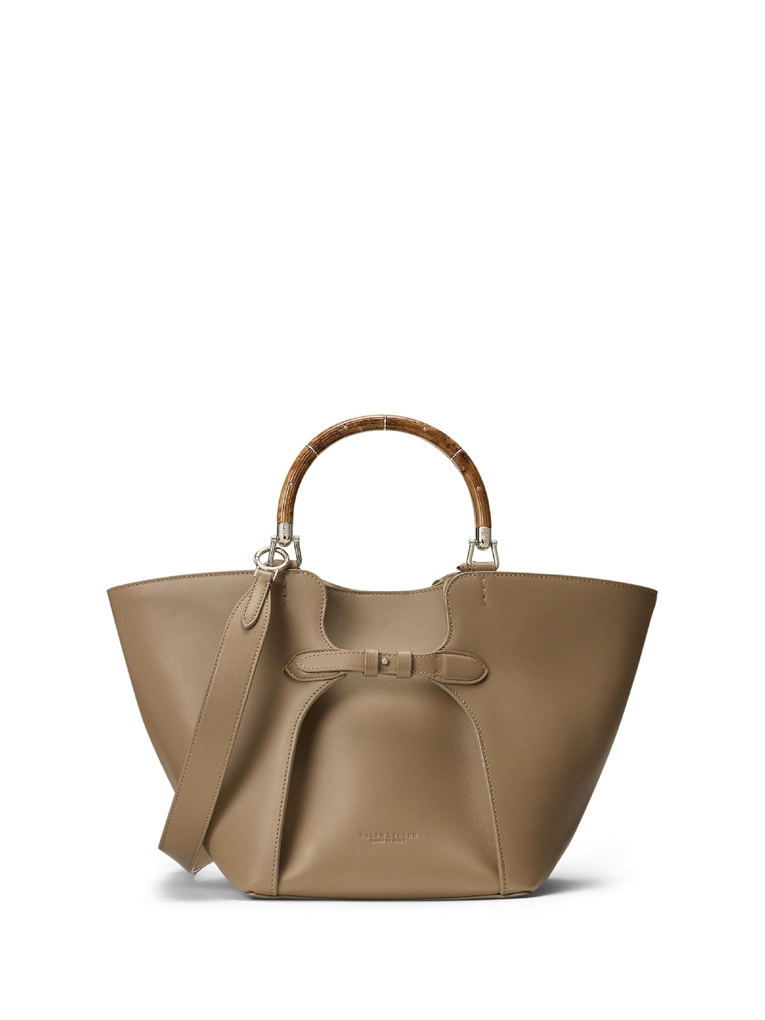 Cabas Ralph en cuir - Taupe