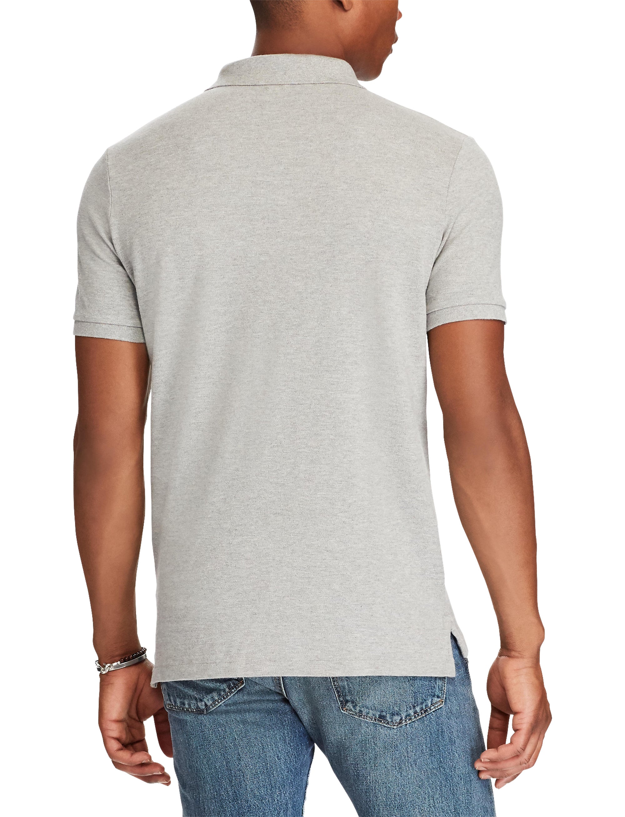 Polo coupe classique en coton piqué - Lawrence Grey Heather