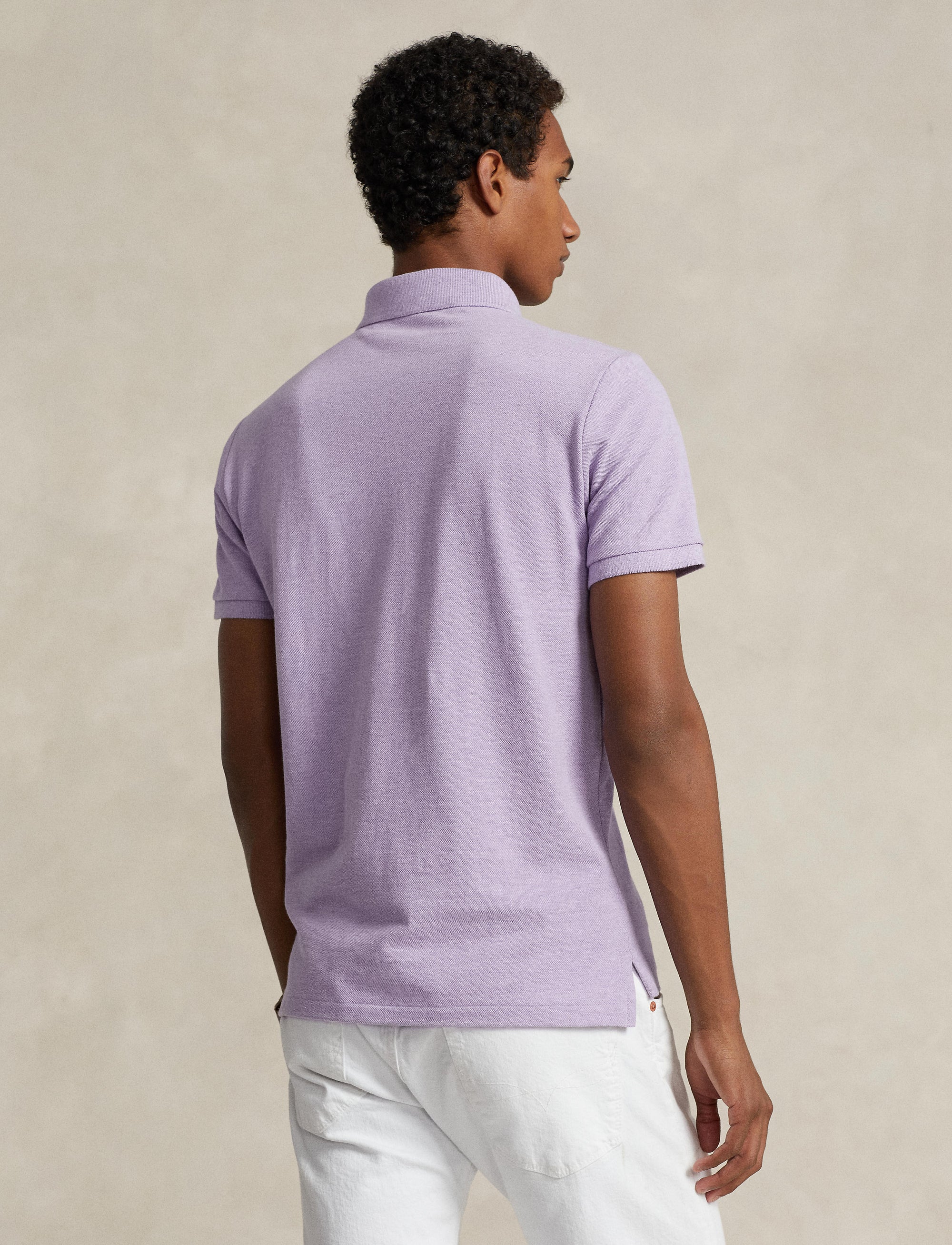 Polo coupe classique en coton piqué - Pastel Purple Heather