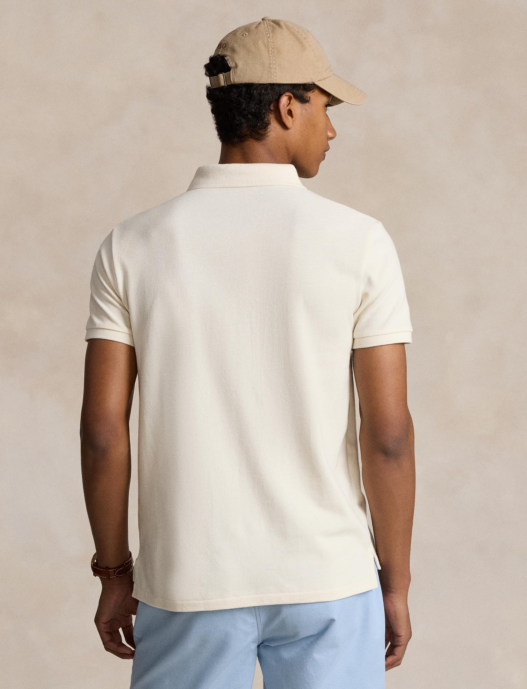 Polo coupe classique en coton piqué - Herbal Milk