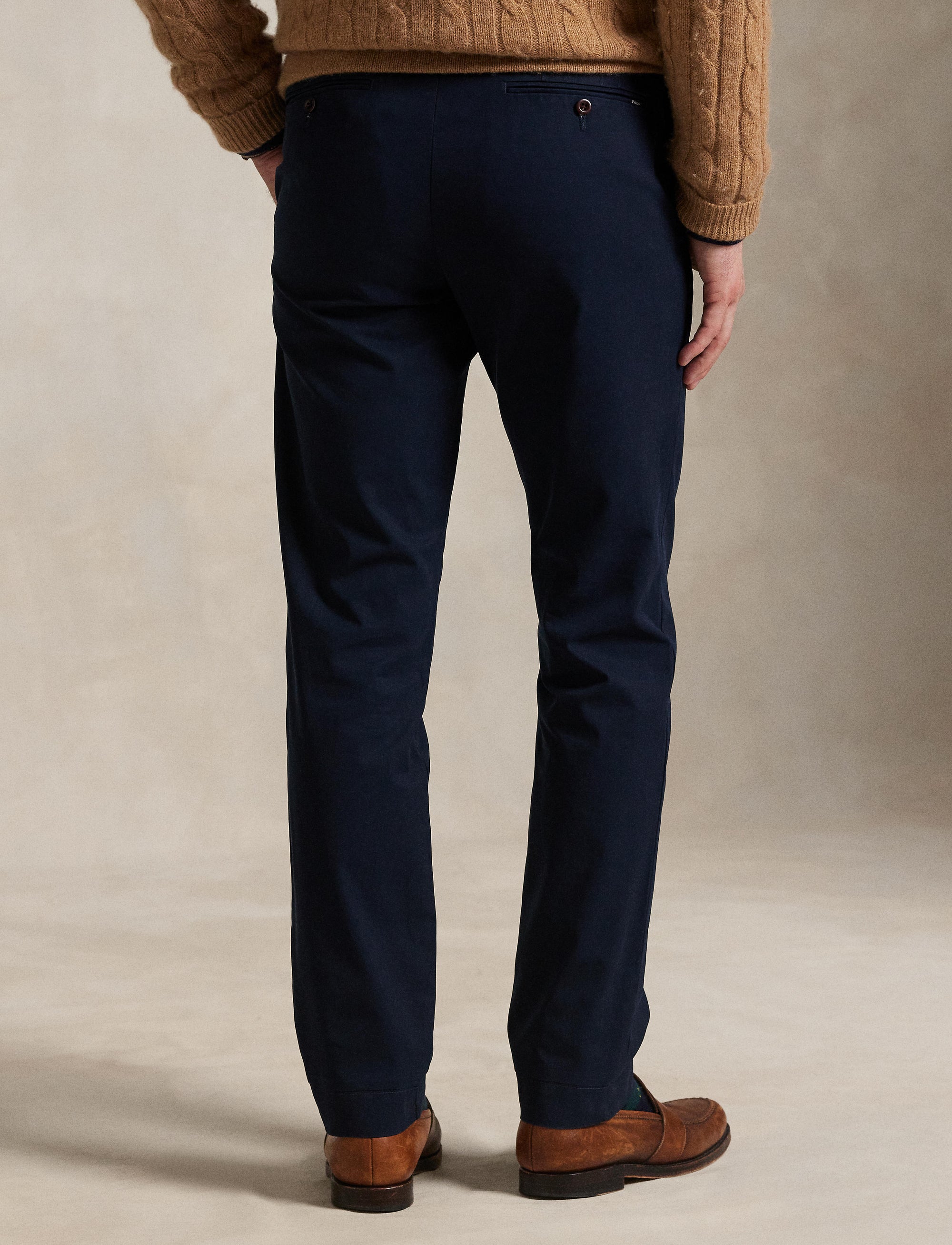 Pantalon en sergé slim - Aviator Navy