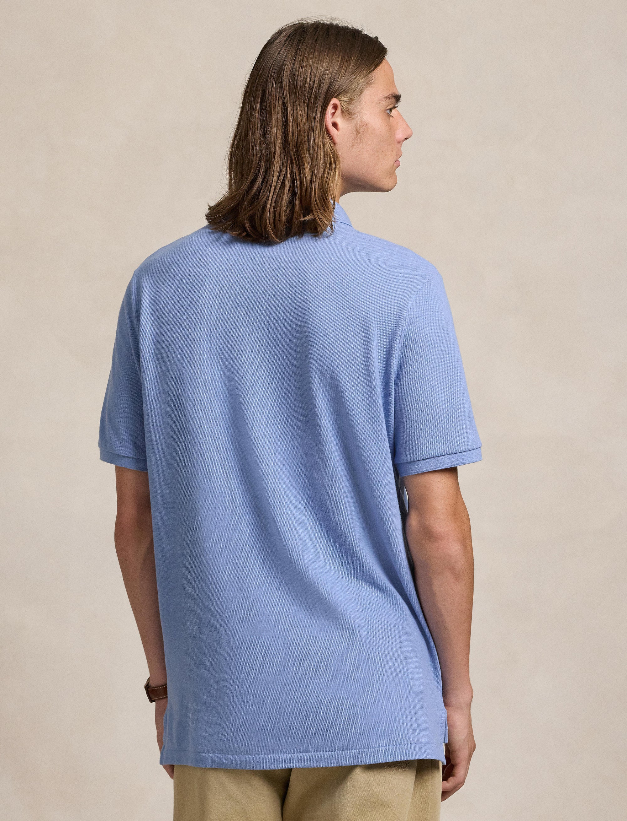 Polo en piqué coupe ajustée - Campus Blue