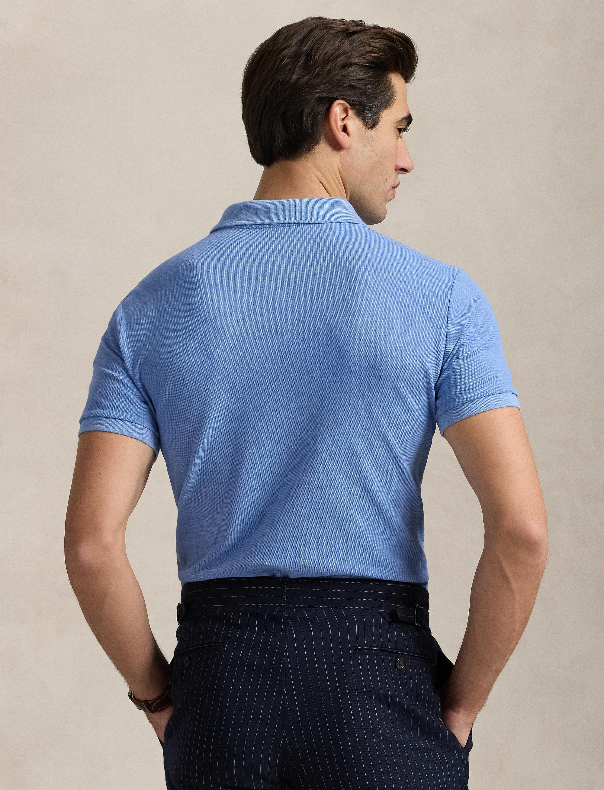 Polo iconique en coton piqué - Campus Blue