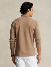 Polo coupe ajustée en piqué - Grey Cloud Heather