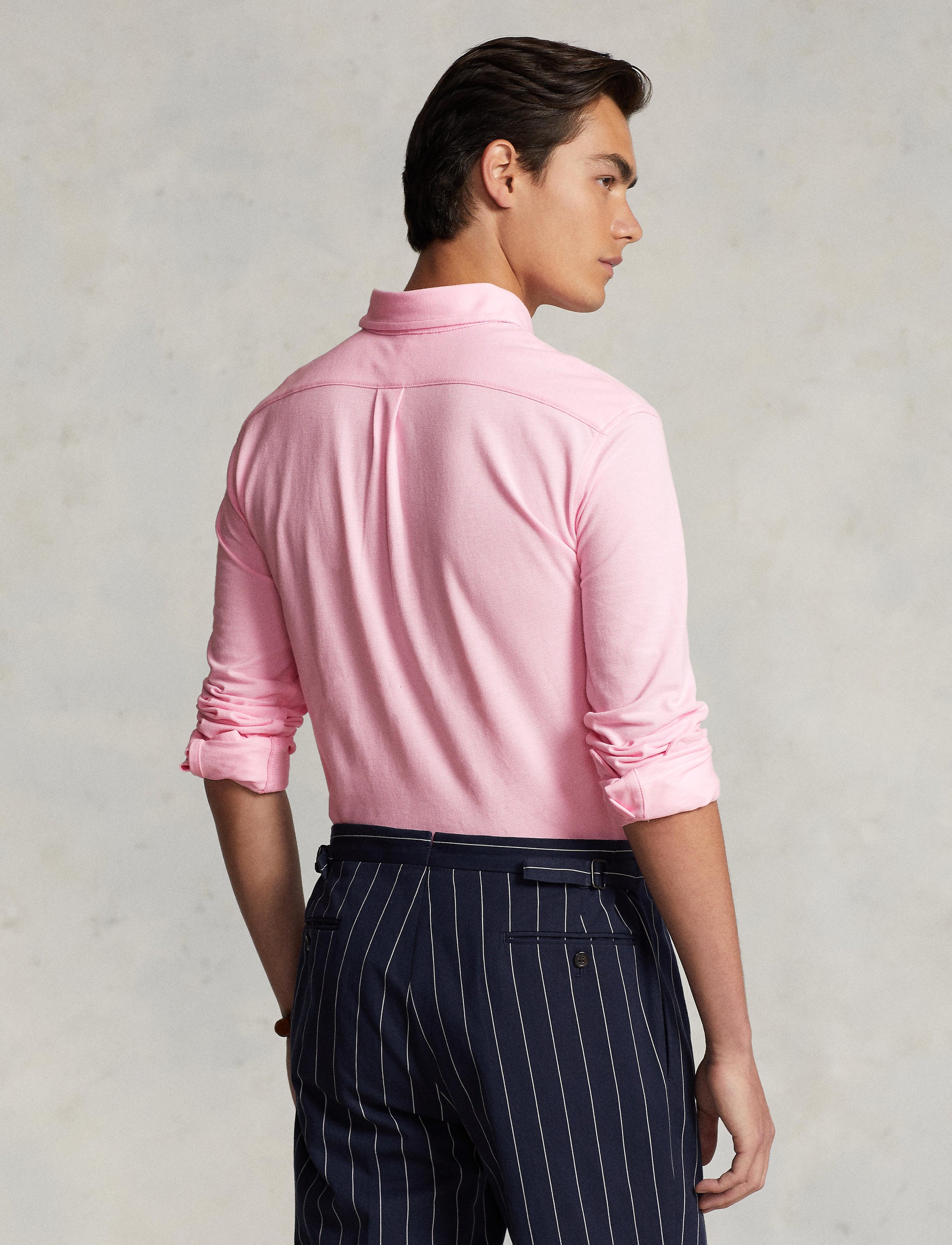 Chemise cintrée ultralégère en piqué - Carmel Pink